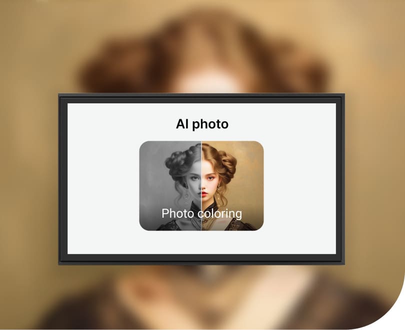 AI photo repair